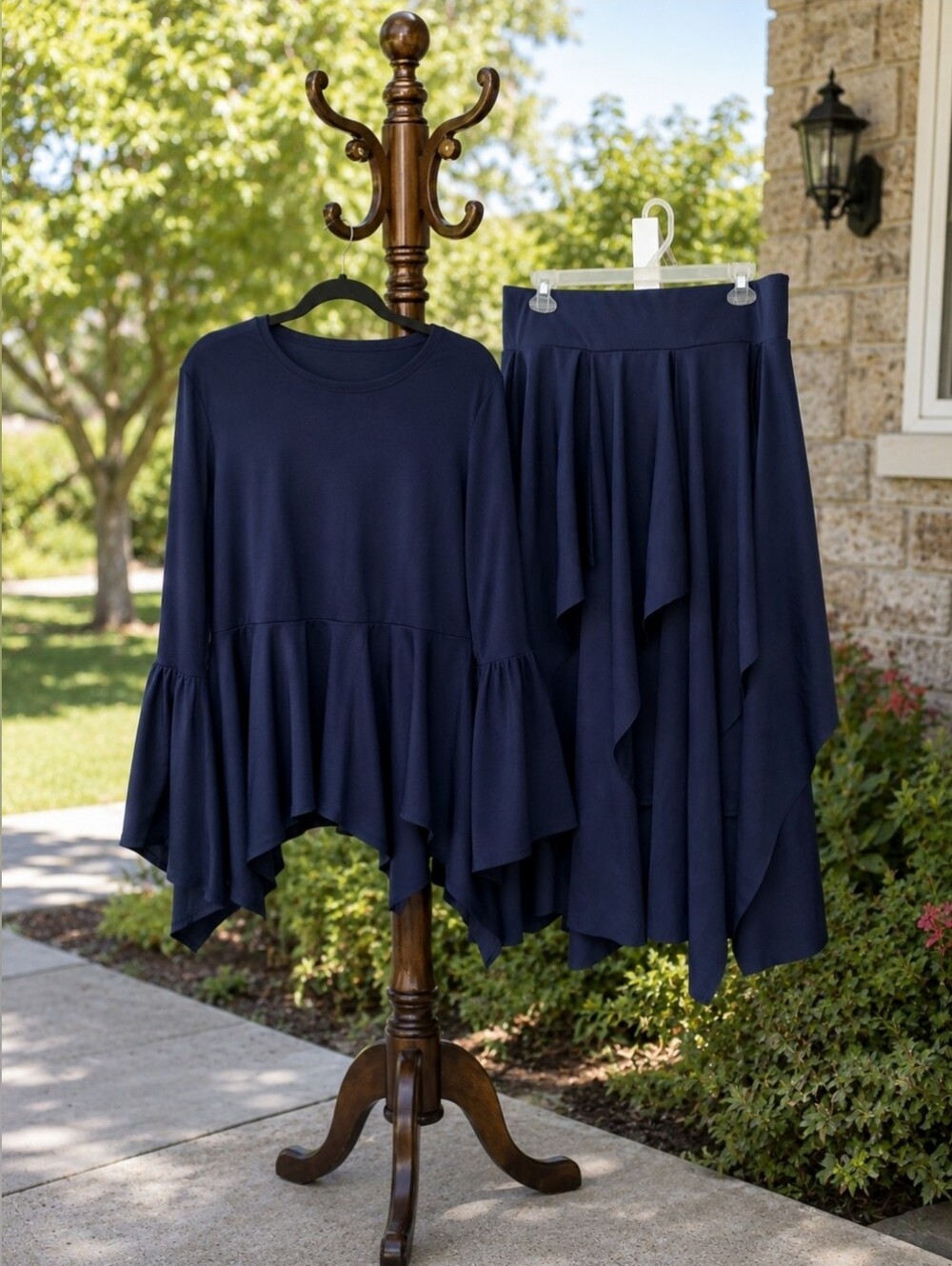 Nuggles Asmmetrical Skirt Set